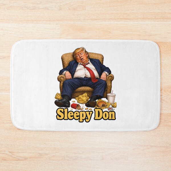 Item preview, Political Satire Prints Featuring Sleepy Donald Trump Humor designed and sold by PinUpPizzazz.