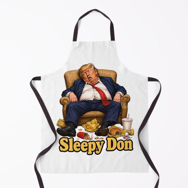 Item preview, Political Satire Prints Featuring Sleepy Donald Trump Humor designed and sold by PinUpPizzazz.