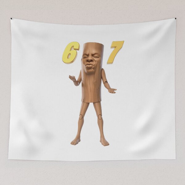 Item preview, Funny 67 Meme Tung Tung Tung Sahur Six Seven designed and sold by suhairee-studio.
