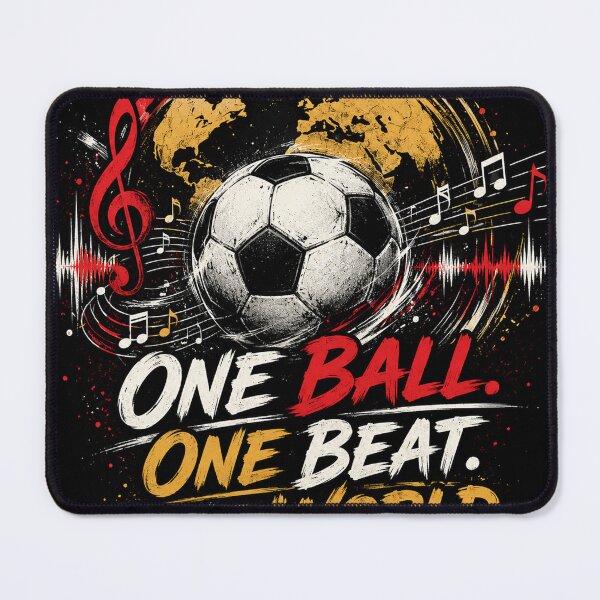 Item preview, One Ball. One Beat. One World. designed and sold by MySheetMusicArt.