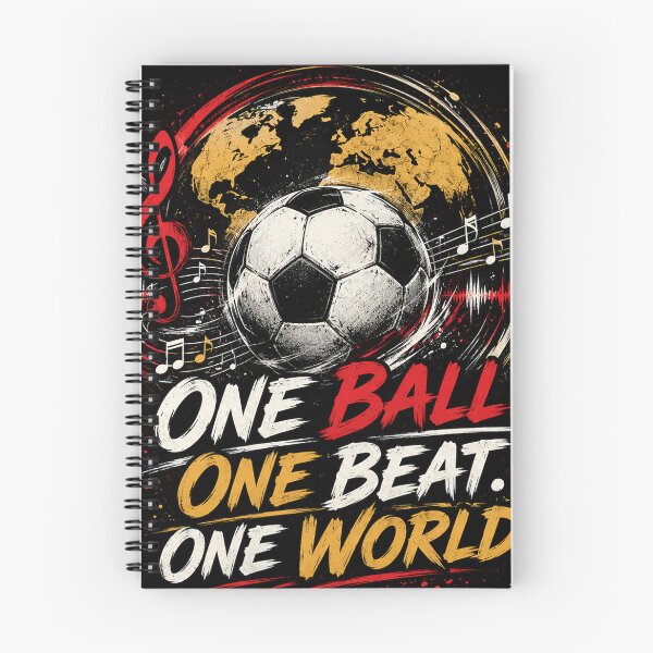 Item preview, One Ball. One Beat. One World. designed and sold by MySheetMusicArt.