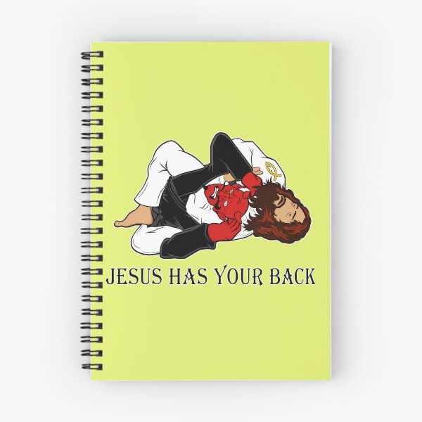 Item preview, Jiu Jitsu Jesus Has Your Back Funny Christian Bjj designed and sold by PastelWingg.