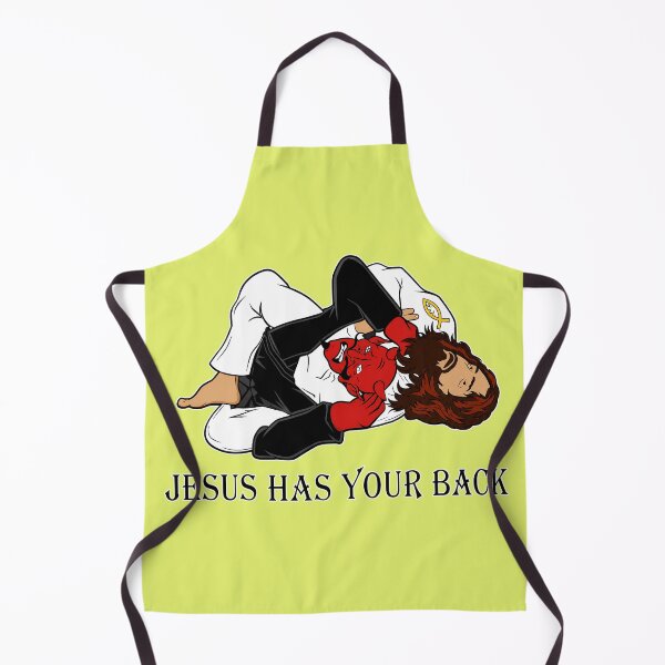 Item preview, Jiu Jitsu Jesus Has Your Back Funny Christian Bjj designed and sold by PastelWingg.