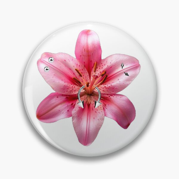 Item preview, a pierced flower because piercings give life designed and sold by pamplemusiaa.