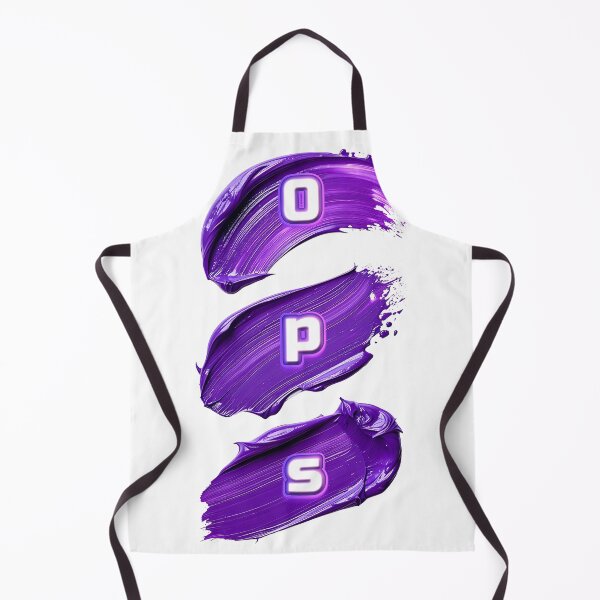 Item preview, OPS Purple Neon Brushstroke Streetwear Graphic designed and sold by rich-moda.