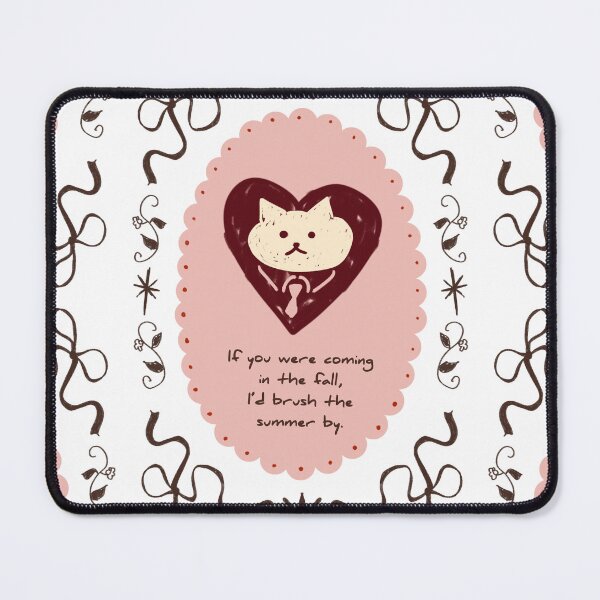 Item preview, Cute Cat in Heart Emily Dickinson Fall Quote designed and sold by RM-Journey.