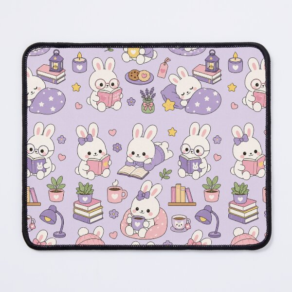 Item preview, Cute Matcha Bunny Kawaii Pattern designed and sold by Soft Berry Studio.