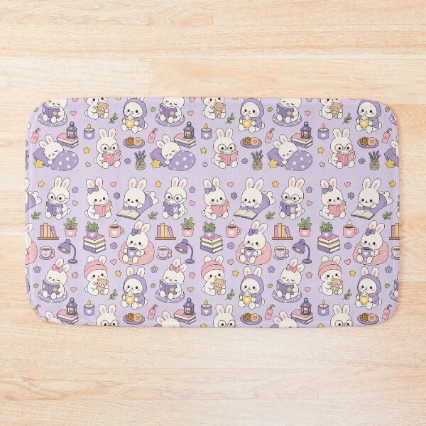 Item preview, Cute Matcha Bunny Kawaii Pattern designed and sold by Soft Berry Studio.