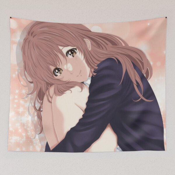 Item preview, Shouko Nishimiya A Silent Voice Cozy Pink Sparkle Mood designed and sold by MicaheHaffner.