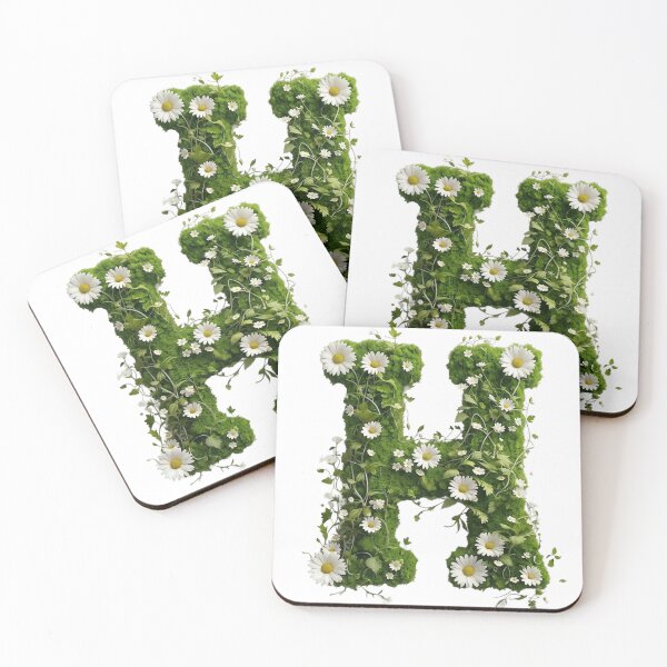 Item preview, Blooming Nature Letter H designed and sold by I-HERE.