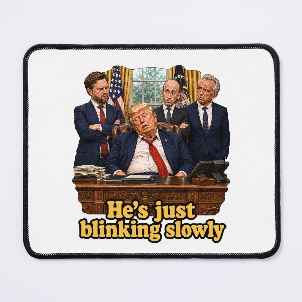 Item preview, Political Satire Prints Featuring Sleepy Donald Trump Humor designed and sold by PinUpPizzazz.
