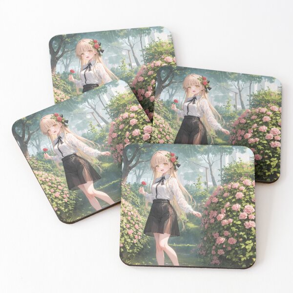 Item preview, Mahiru Shiina Angel Next Door Rose Garden Rainy Day designed and sold by MicaheHaffner.