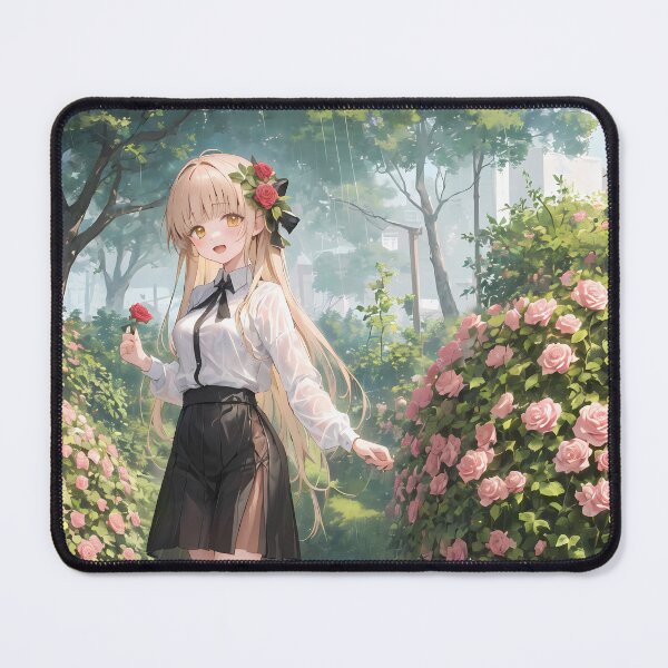 Item preview, Mahiru Shiina Angel Next Door Rose Garden Rainy Day designed and sold by MicaheHaffner.
