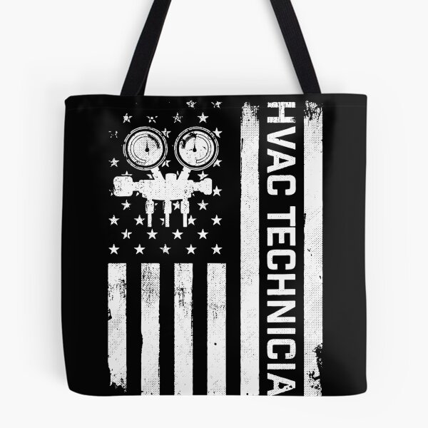 Item preview, HVAC Technician American Flag Design designed and sold by coracssnpt.