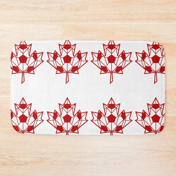 Item preview, Canada Soccer Maple Leaf Geometric Football Fan Gift designed and sold by PictoVibe.