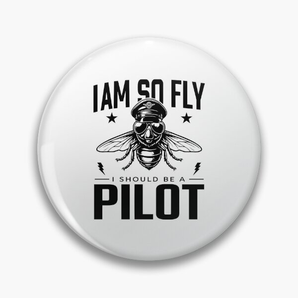Item preview, I Am So Fly I Should Be A Pilot – Funny Aviation Humor for Travel and Flight Enthusiasts designed and sold by Magraphx.