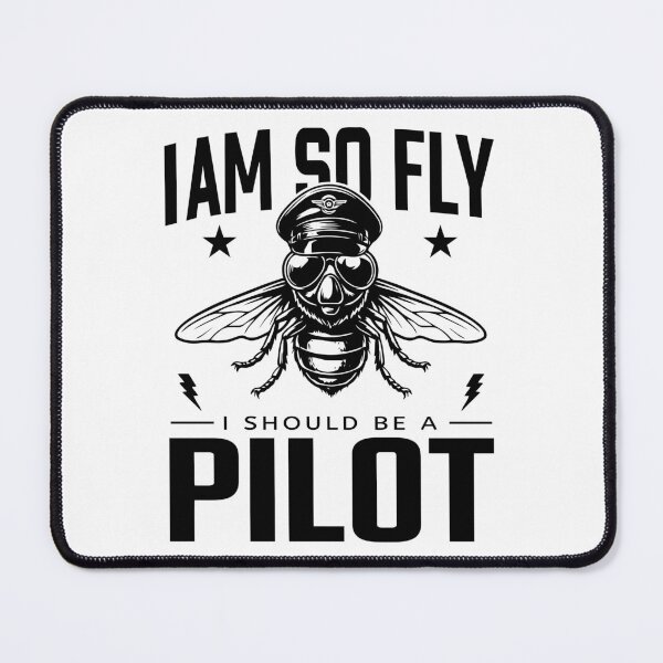 Item preview, I Am So Fly I Should Be A Pilot – Funny Aviation Humor for Travel and Flight Enthusiasts designed and sold by Magraphx.