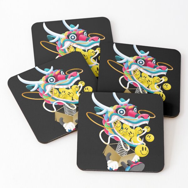 Item preview, Vibrant Dragon Jack In The Box Illustration designed and sold by Lexkon Liu's art.