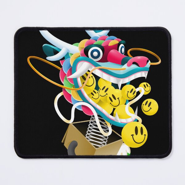 Item preview, Vibrant Dragon Jack In The Box Illustration designed and sold by Lexkon Liu's art.