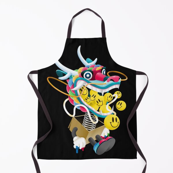 Item preview, Vibrant Dragon Jack In The Box Illustration designed and sold by Lexkon Liu's art.