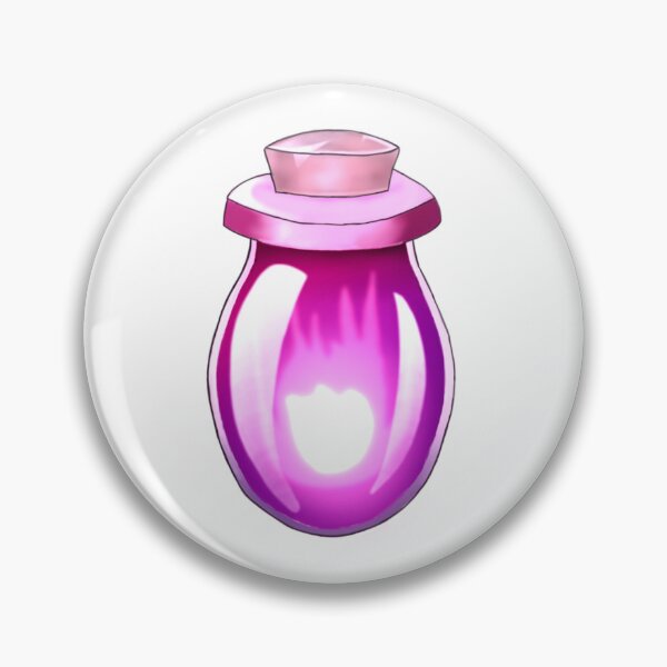 Item preview, Fantasy pink potion bottle designed and sold by CanvasCharms.