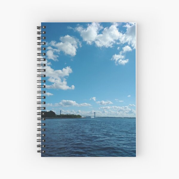 Sky, Water, #Sky, #Water, Sea, #sea Spiral Notebook