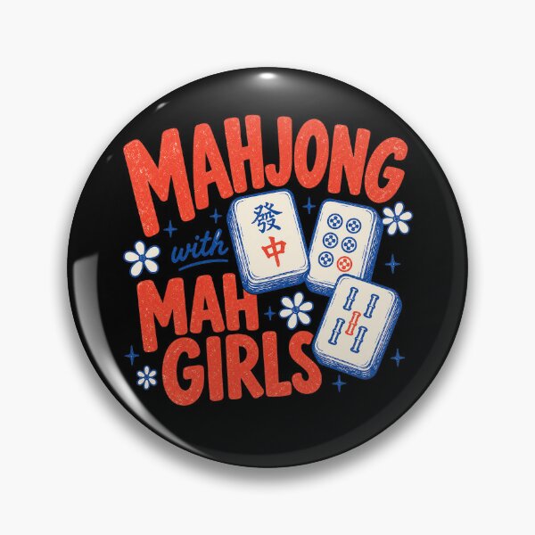 Item preview, Mahjong with Mah Girls, Mahjong Social Club, Funny Mahj designed and sold by PastelWingg.
