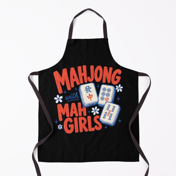 Item preview, Mahjong with Mah Girls, Mahjong Social Club, Funny Mahj designed and sold by PastelWingg.