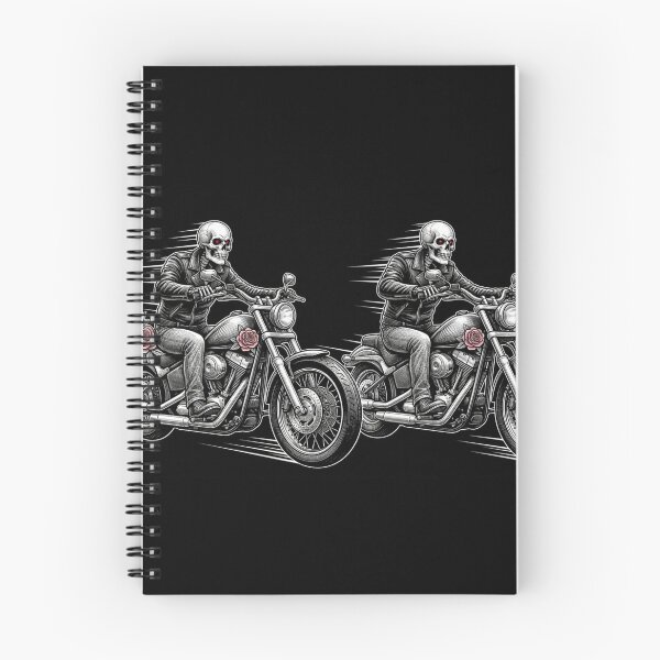 Item preview, Skeleton Biker Riding Motorcycle  designed and sold by Vexorask.