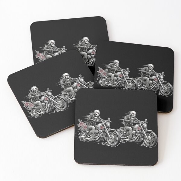 Item preview, Skeleton Biker Riding Motorcycle  designed and sold by Vexorask.