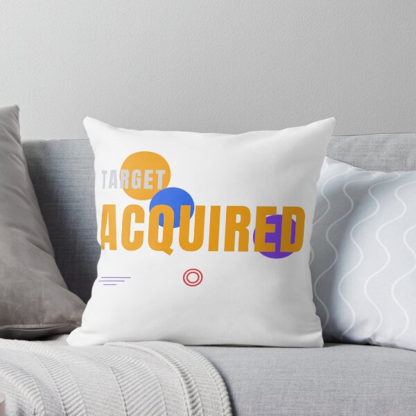 Item preview, Target Acquired – Modern Tech Typography Design designed and sold by HeartAndArtShop.