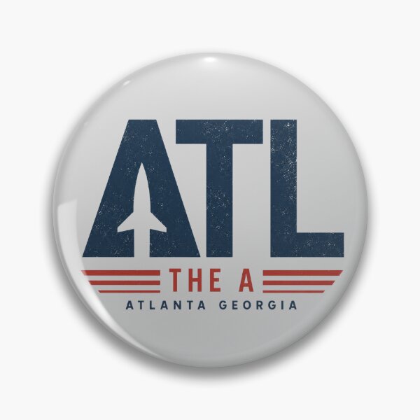 Item preview, ATL Retro Aviation Travel Code - Vintage Distressed Style designed and sold by SimplyJasper.