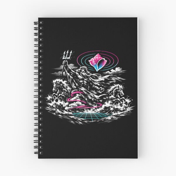 Item preview, Synthwave Sumi-e Poseidon Rising designed and sold by KungPowUnicorn.