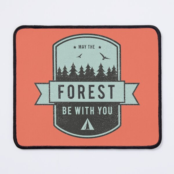 Item preview, May The Forest Be With You, Funny camping designed and sold by PastelWingg.
