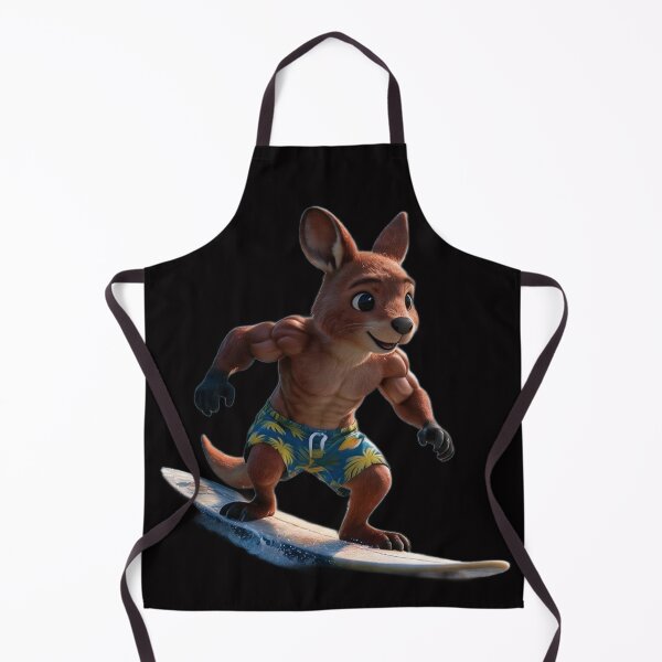 Item preview, Kali - Surfing Kangaroo - no wave version designed and sold by The Aussie Muse • Purple Empress .