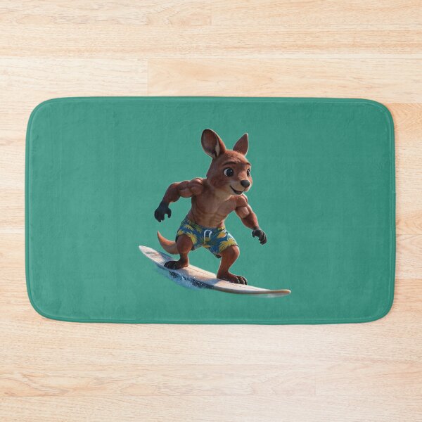 Item preview, Kali - Surfing Kangaroo - no wave version designed and sold by The Aussie Muse • Purple Empress  .