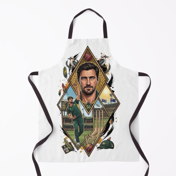 Item preview, Mitchell Starc Abstract Art designed and sold by graphic-genie.