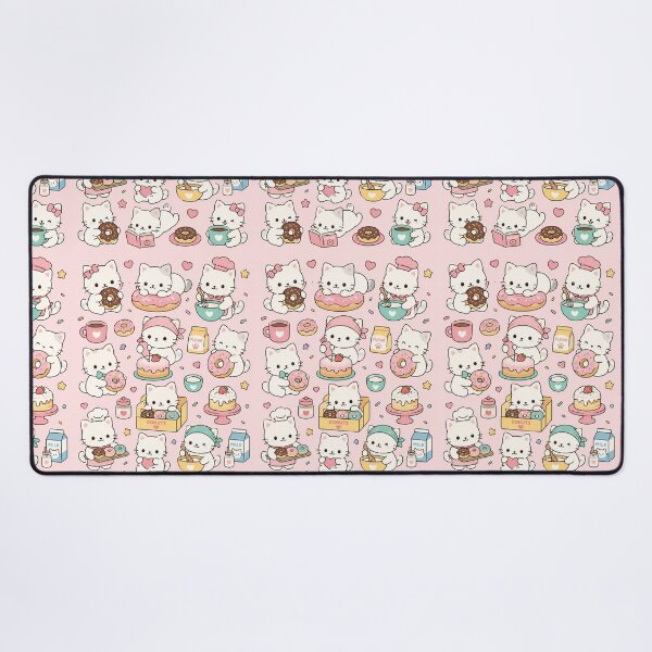 Item preview, Cute Bakery Cat Kawaii Pattern designed and sold by Soft Berry Studio.