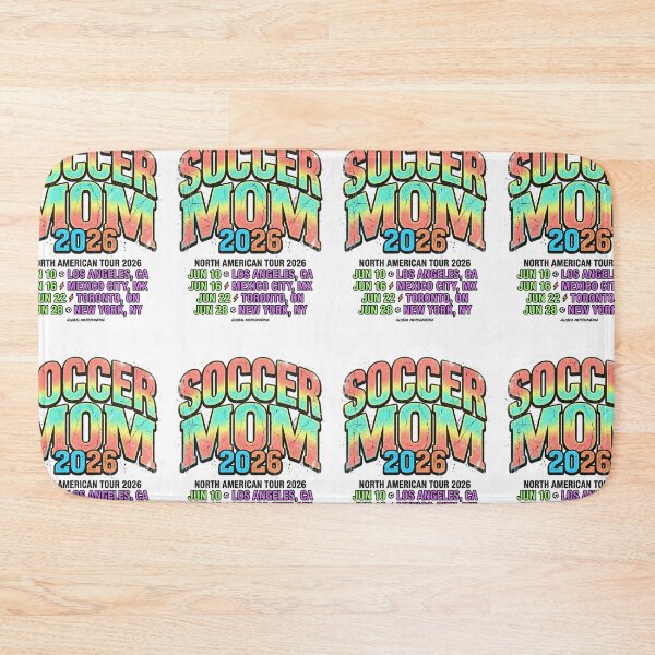 Item preview, Soccer Mom 2026 Tour Cities North America Football designed and sold by PictoVibe.