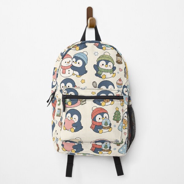 Item preview, Cute Winter Penguin Kawaii Pattern designed and sold by Soft Berry Studio.