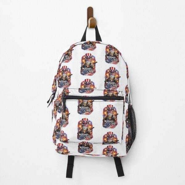 Item preview, Funny Cat 250 Years Rock American Flag Patriotic 4th of July designed and sold by QuiteOrbit.