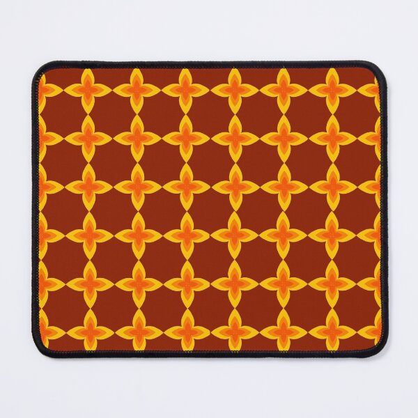 Item preview, Seamless retro floral pattern in warm colors. 1970s vintage geometric background vector. designed and sold by AjjimaJKM.