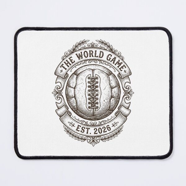 Item preview, Vintage Leather Football Heritage The World Game 2026 designed and sold by PictoVibe.