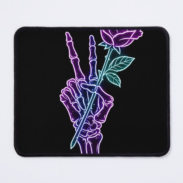 Item preview, Neon Skeleton Hand Peace Sign designed and sold by Vexorask.
