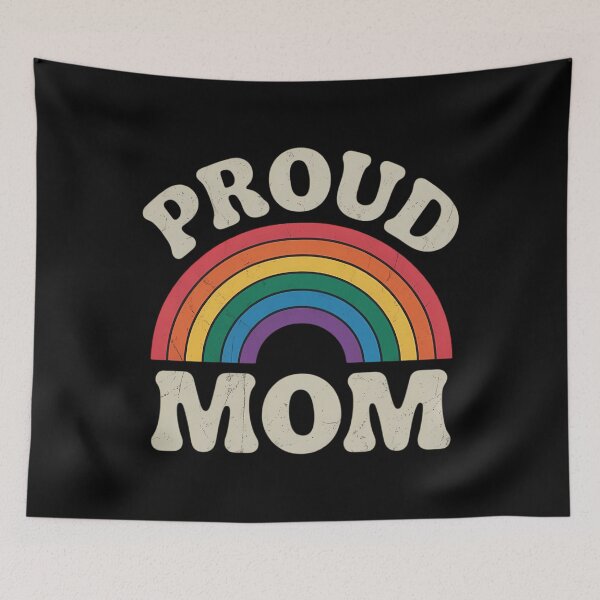 Item preview, LGBTQ Proud Mom Gay Pride LGBT Ally Rainbow Mother's Day designed and sold by sailorjessiArt.
