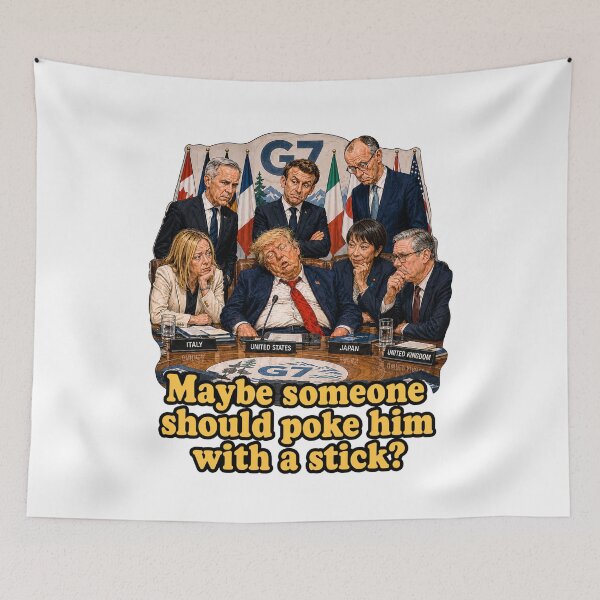 Item preview, Political Satire Prints Featuring Sleepy Donald Trump Humor designed and sold by PinUpPizzazz.