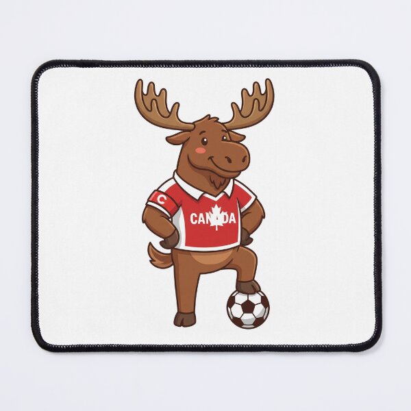 Item preview, Canadian Moose Soccer Captain Cute Canada Football Fan designed and sold by PictoVibe.