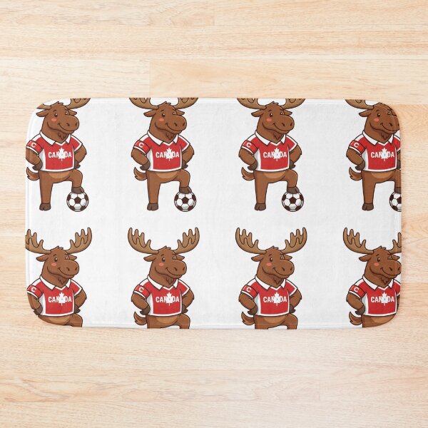 Item preview, Canadian Moose Soccer Captain Cute Canada Football Fan designed and sold by PictoVibe.