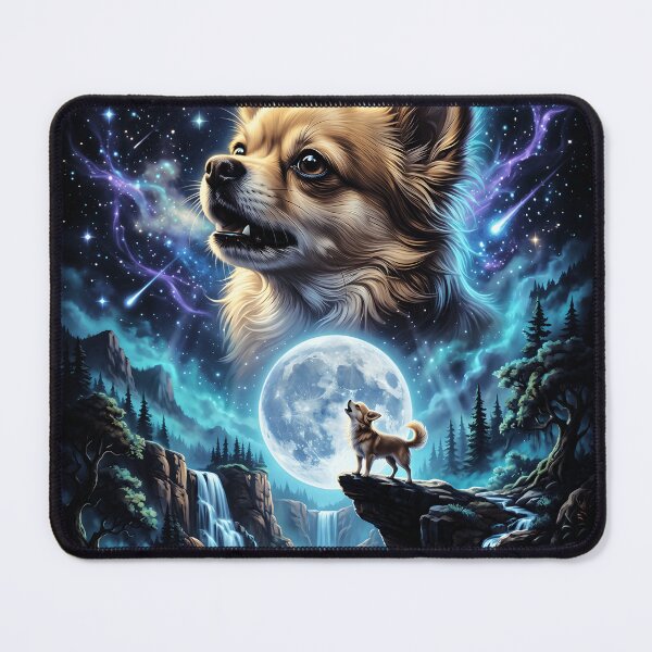 Item preview, Chihuahua Howling to The Moon Vintage Funny Chihuahua Dog designed and sold by YourArt7.