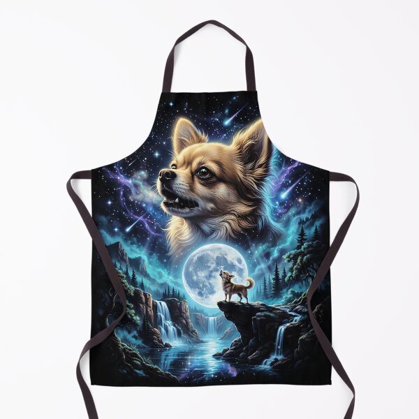 Item preview, Chihuahua Howling to The Moon Vintage Funny Chihuahua Dog designed and sold by YourArt7.